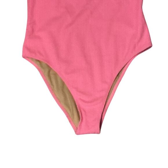 New COTTON-ON Body Scoop Back One-Piece Cheeky Swimsuit Malibu Pink Crinkle XL - Picture 5 of 14